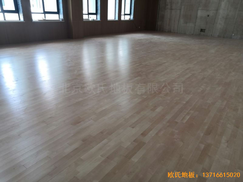 南京埔口区实验小学体育木地板施工案例