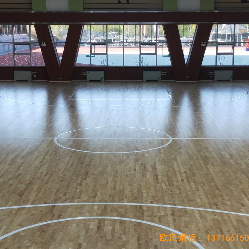 山西晋中榆次王湖小学体育地板铺装案例