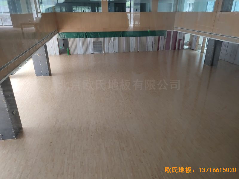 杭州26号地商务金融运动木地板铺装案例