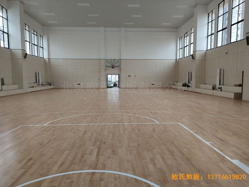江西吉水县城南第二小学运动地板铺设案例