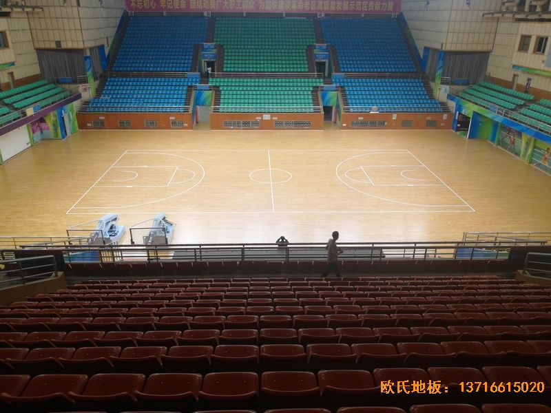 赣州体育馆运动地板铺装案例
