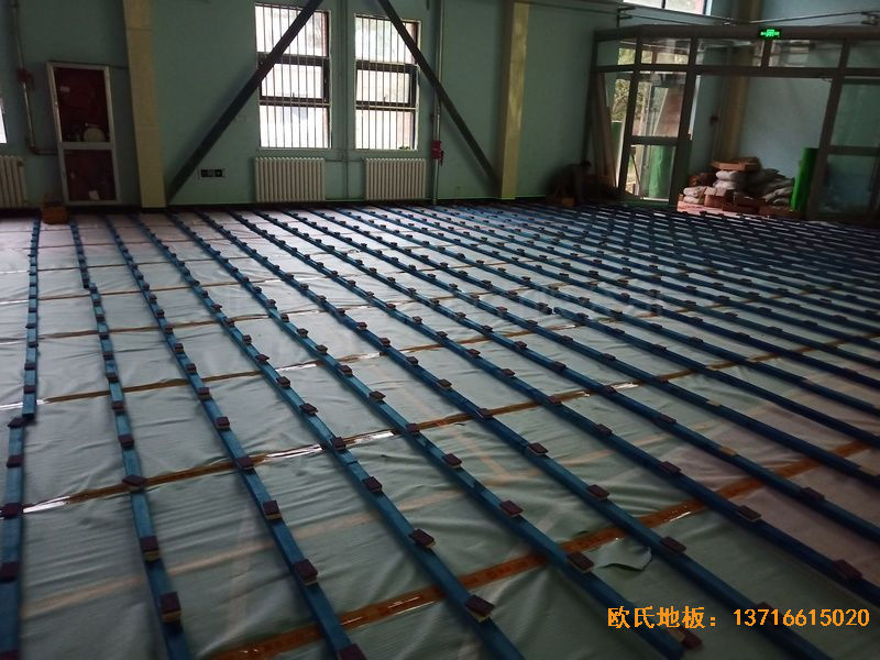 青海西宁市城西区新宁路18号中国科学院运动地板铺装案例