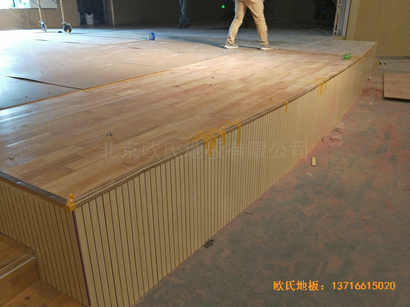 徐州汇邻湾舞台运动地板铺装案例5