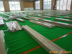北京大兴区团河路98号运动地板铺装案例