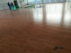 国产体育馆木地板施工